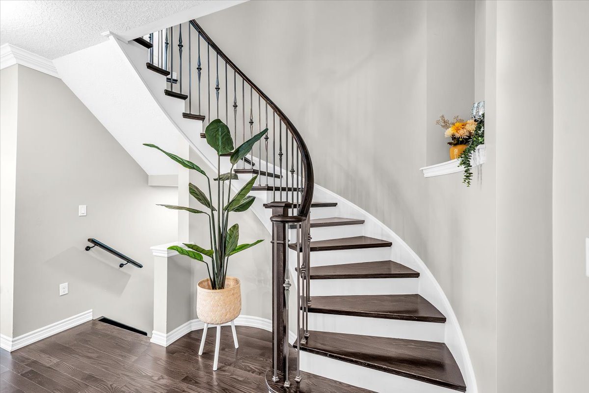 Wrought-iron staircase